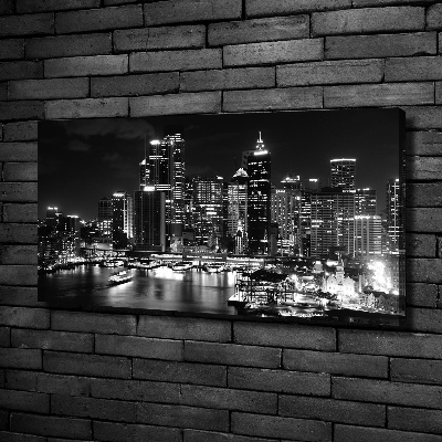 Foto op canvas Sydney 's nachts