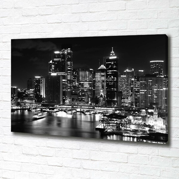 Foto op canvas Sydney 's nachts
