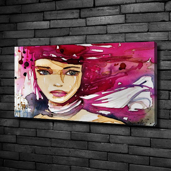 Schilderij op canvas Abstracte vrouw