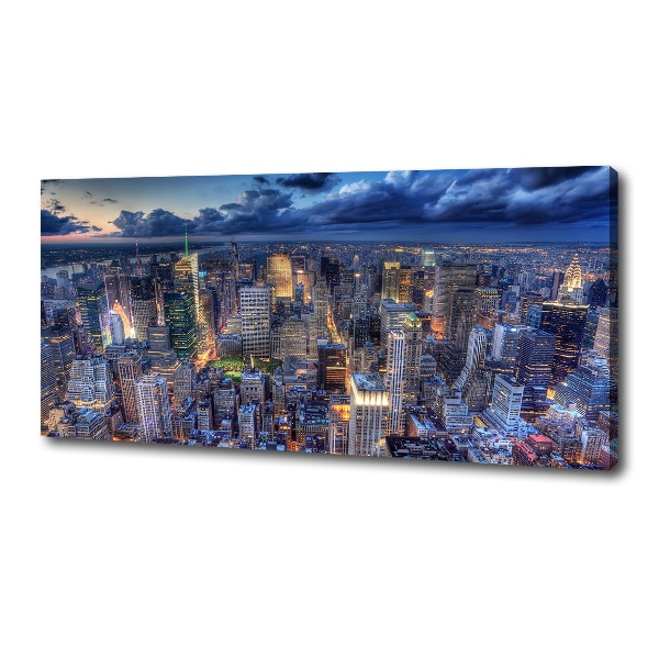 Foto op canvas New York vanuit vogelperspectief