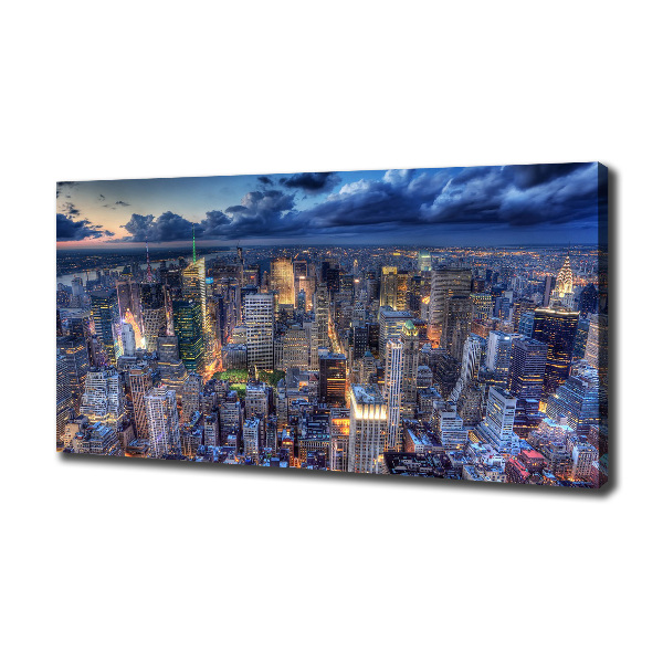 Foto op canvas New York vanuit vogelperspectief