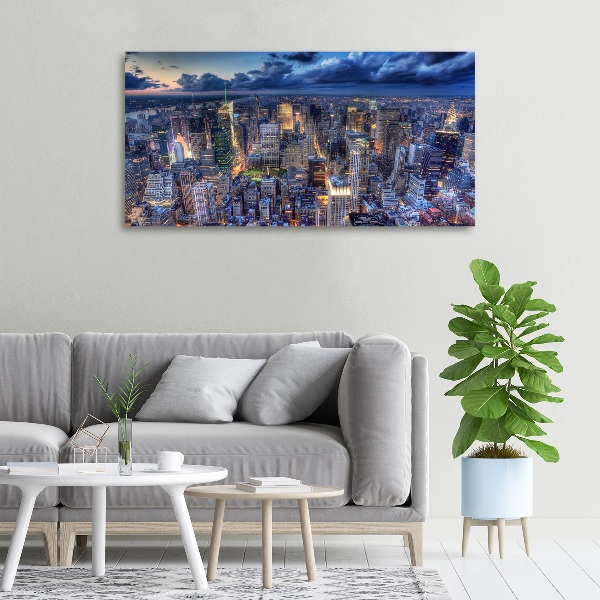 Foto op canvas New York vanuit vogelperspectief