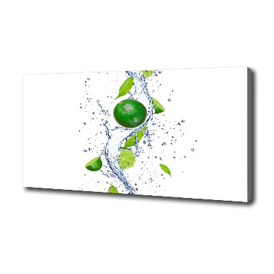 Foto canvas Limoenen en water