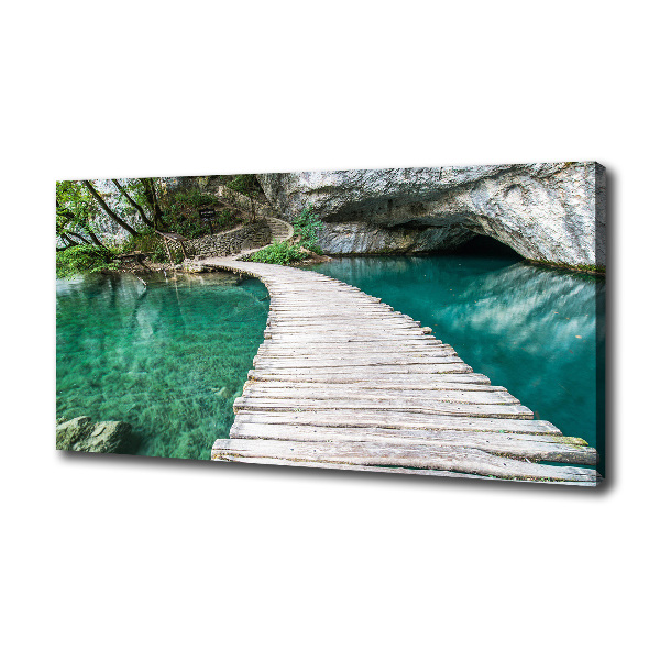 Foto canvas Plitvice-meren