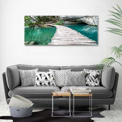 Foto canvas Plitvice-meren