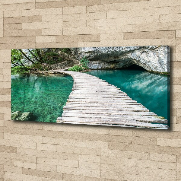 Foto canvas Plitvice-meren