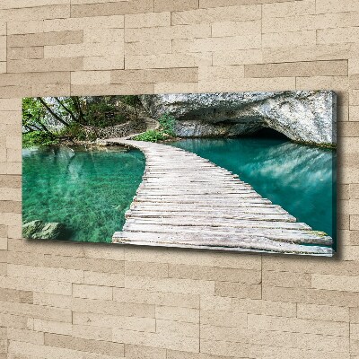 Foto canvas Plitvice-meren