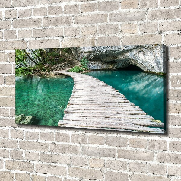 Foto canvas Plitvice-meren