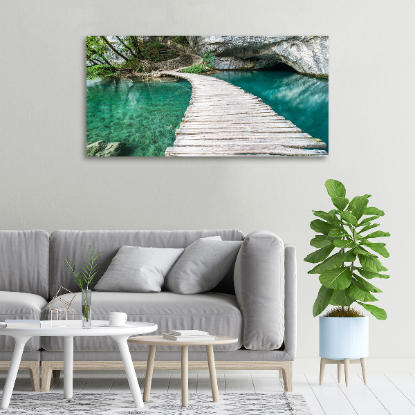 Foto canvas Plitvice-meren