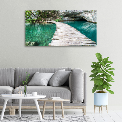 Foto canvas Plitvice-meren