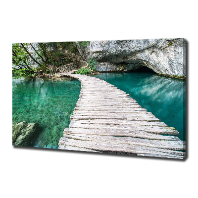 Foto canvas Plitvice-meren
