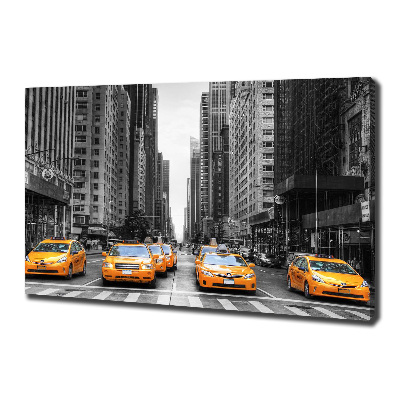 Foto canvas New Yorkse taxi's