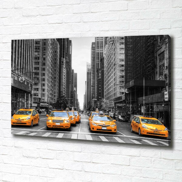 Foto canvas New Yorkse taxi's