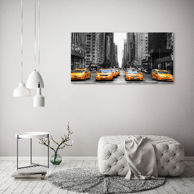 Foto canvas New Yorkse taxi's