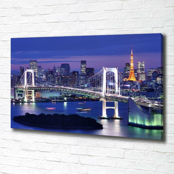 Foto canvas Tokyo-brug