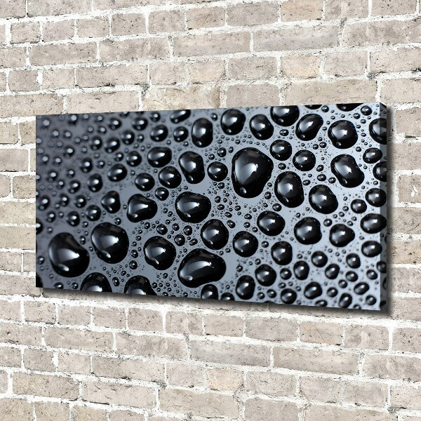 Schilderij op canvas waterdruppels