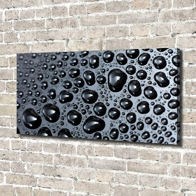 Schilderij op canvas waterdruppels