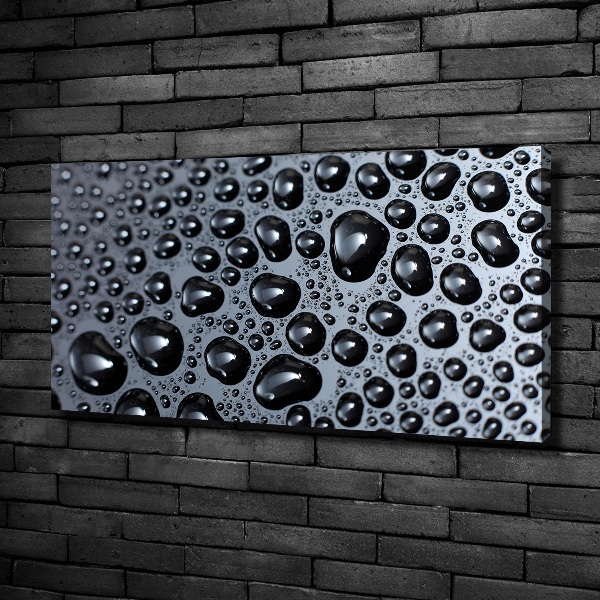 Schilderij op canvas waterdruppels