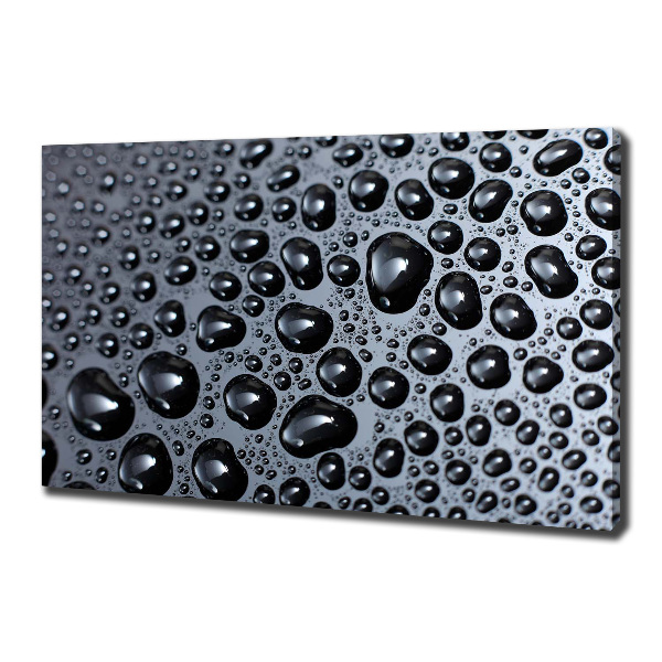 Schilderij op canvas waterdruppels