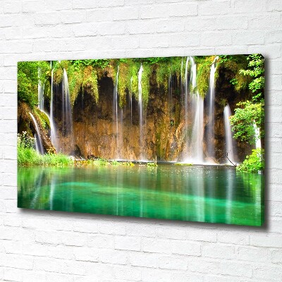 Foto canvas Plitvice-meren