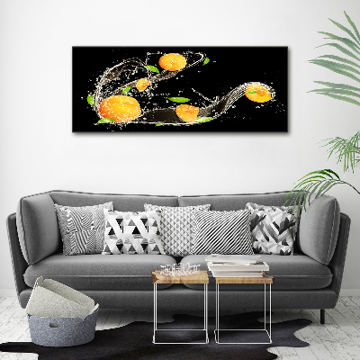 Foto op canvas Abrikozen en water