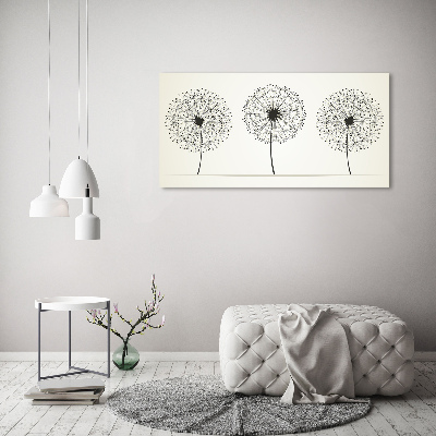Foto canvas Paardenbloemen