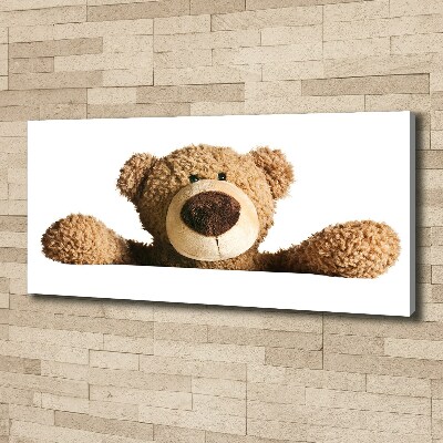 Canvas schilderij Teddybeer