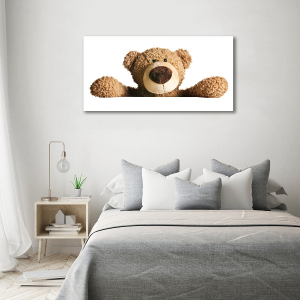 Canvas schilderij Teddybeer