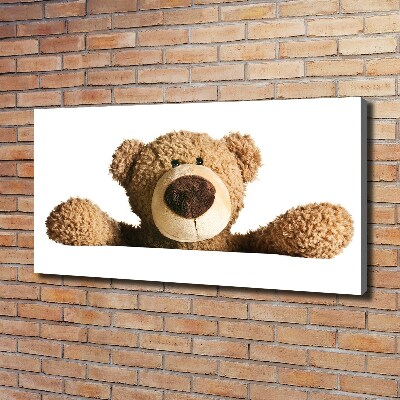 Canvas schilderij Teddybeer