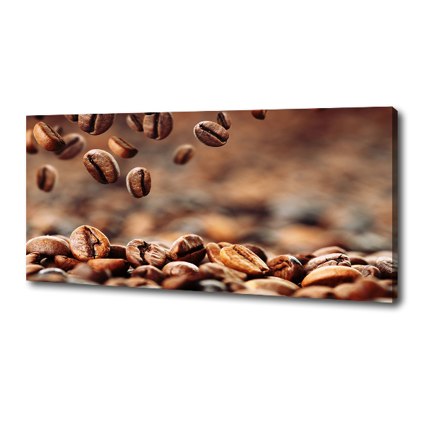 Canvas foto Koffiebonen