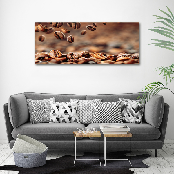 Canvas foto Koffiebonen