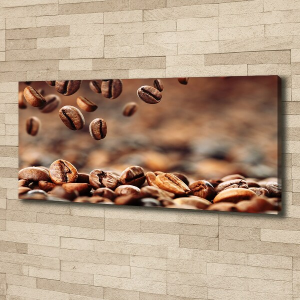 Canvas foto Koffiebonen
