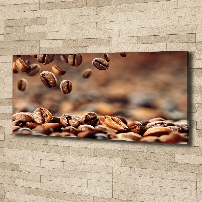 Canvas foto Koffiebonen