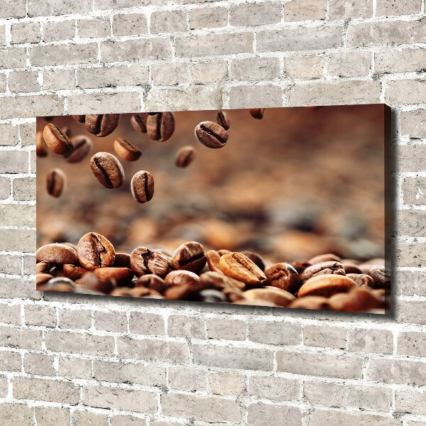 Canvas foto Koffiebonen