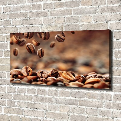 Canvas foto Koffiebonen