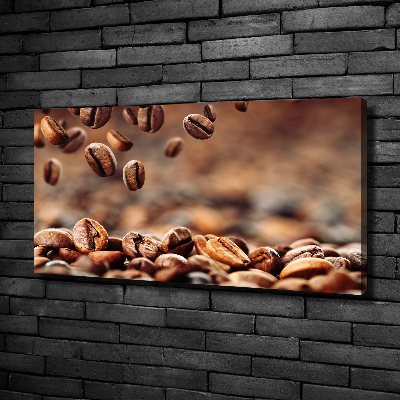 Canvas foto Koffiebonen