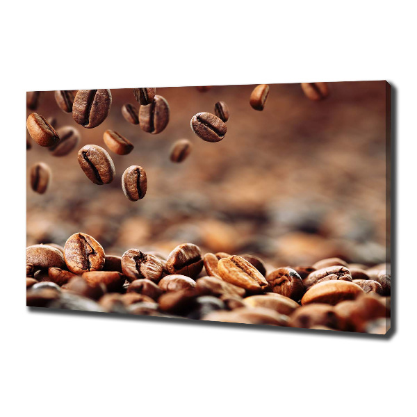 Canvas foto Koffiebonen