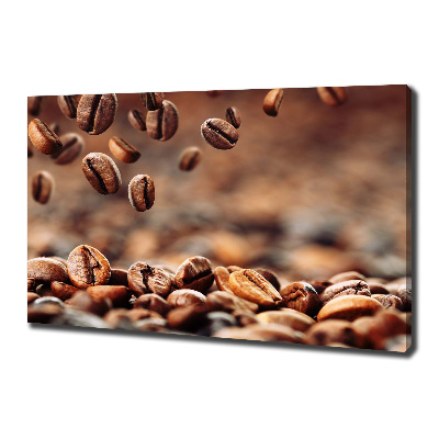 Canvas foto Koffiebonen