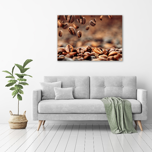 Canvas foto Koffiebonen