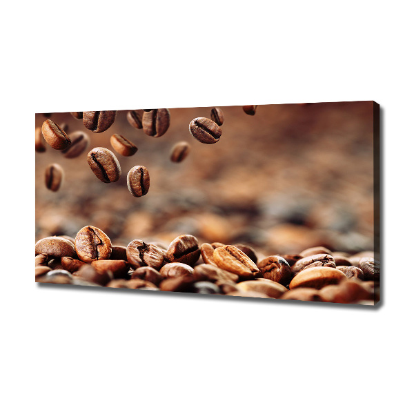 Canvas foto Koffiebonen