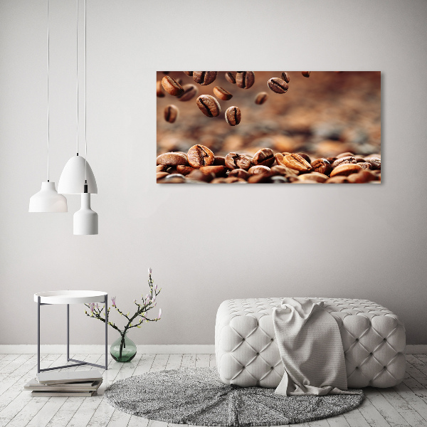 Canvas foto Koffiebonen