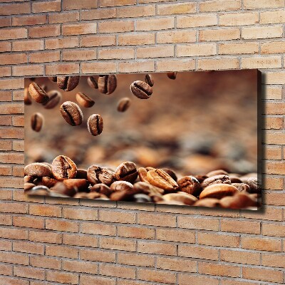 Canvas foto Koffiebonen