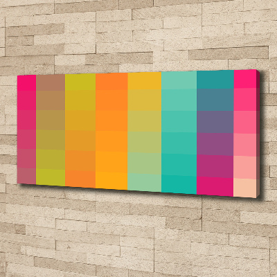 Canvas foto Kleurrijke vierkanten