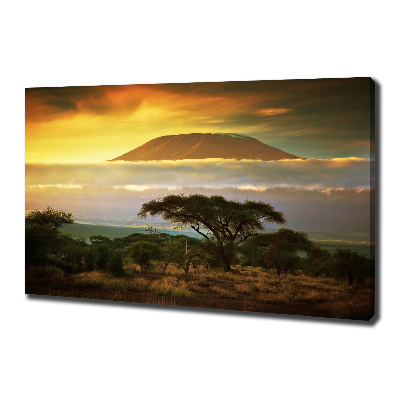 Canvas schilderij Kilimanjaro Kenia