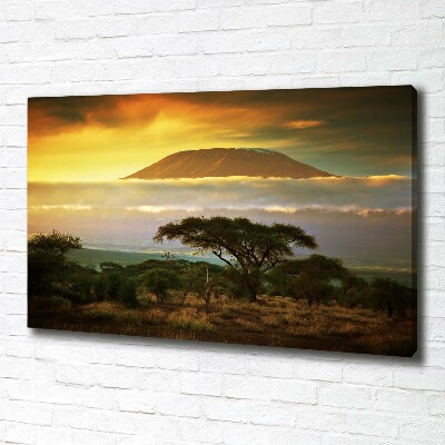 Canvas schilderij Kilimanjaro Kenia