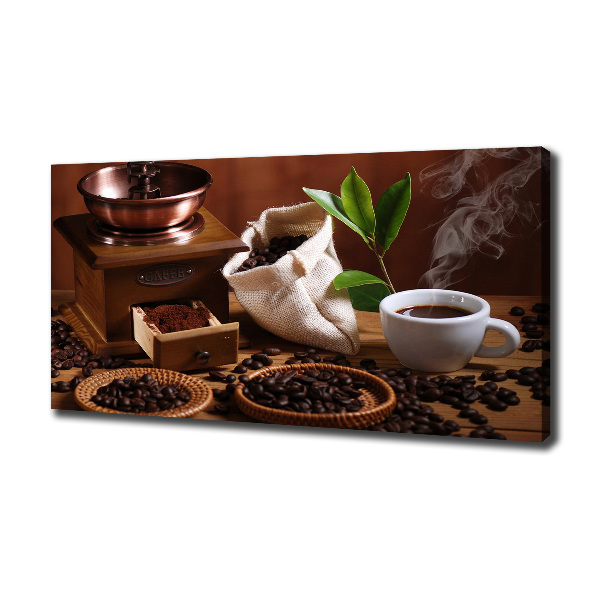 Canvas schilderij Een kopje espresso