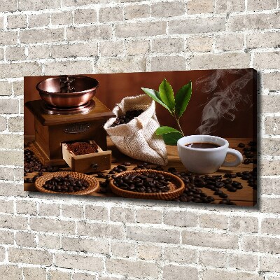 Canvas schilderij Een kopje espresso