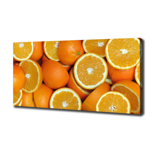 Schilderij op canvas halve sinaasappels