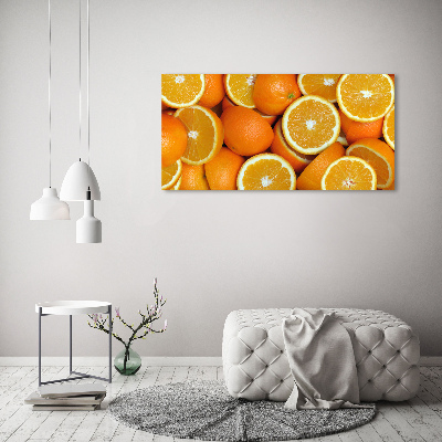 Schilderij op canvas halve sinaasappels