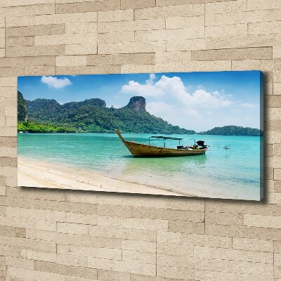 Schilderij op canvas Boot
